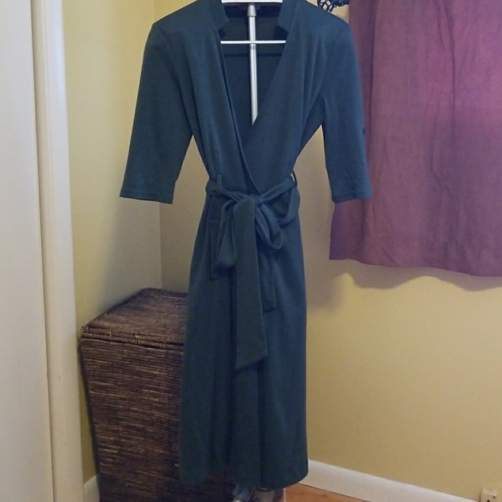 Warm wrap dress